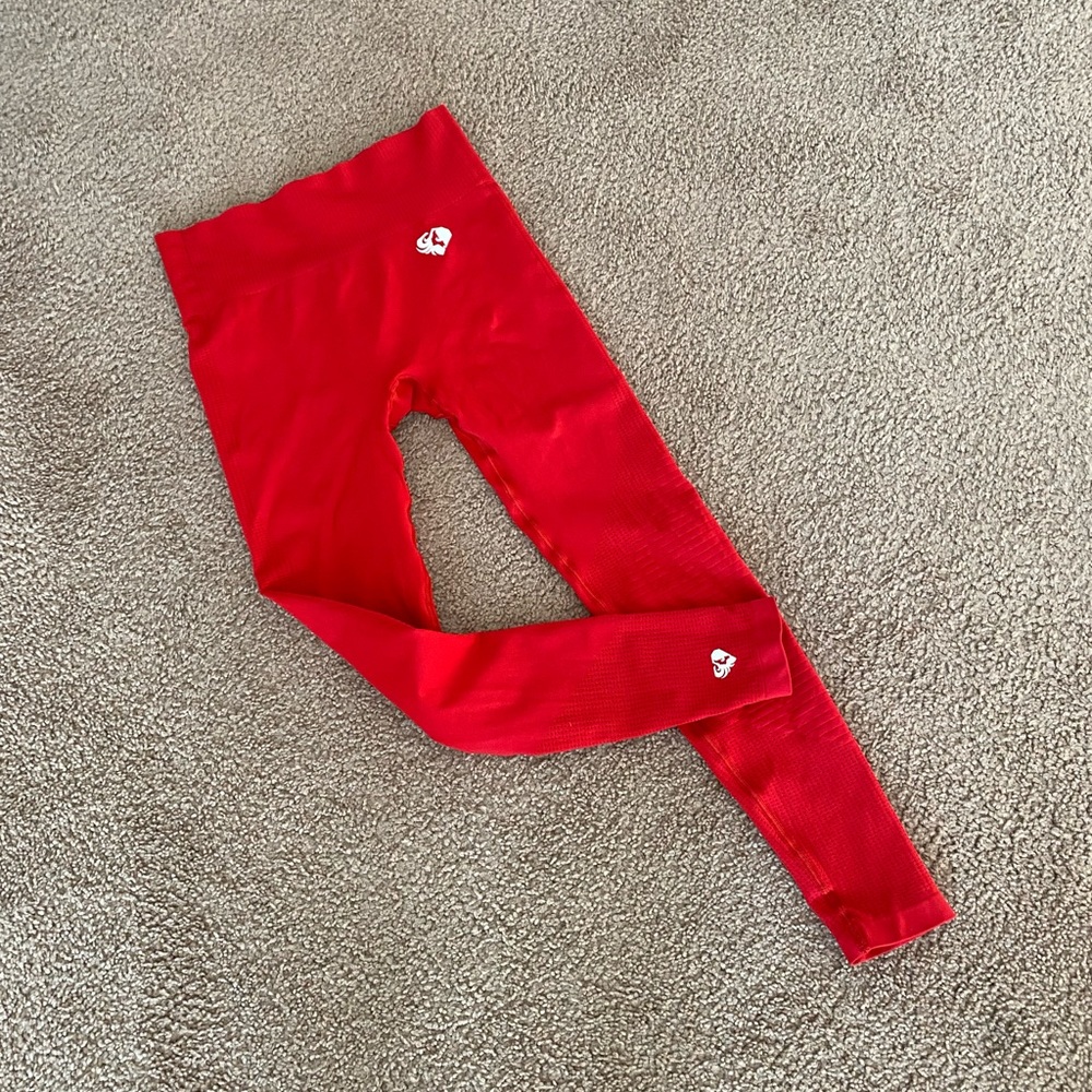 Women’s Best Power leggings, red, size M